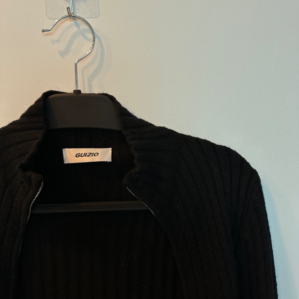 GUIZIO Black Nell Zip Up Size XS - Picture 7 of 9